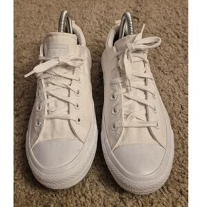 Converse All-Star Chuck Taylor Madison Triple White Women's Low Top Size 8.5